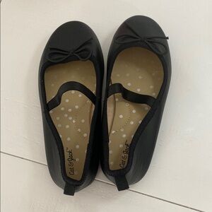 Cat & Jack Black Bow Flats
